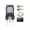 Manifold digital Testo 550s cu sonde si furtunuri, 0564 5503