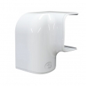 Curba dreapta canal mascare alb 62 mm