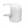 Curba stanga canal mascare alb 62 mm