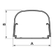 Sectiune canal mascare alb 62x46mm