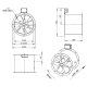 Dimensiuni ventilator de tubulatura Ruck AL 400 D4 F4 01