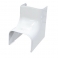 Curba unghi interior canal mascare alb 62 mm