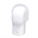 Flansa patrata canal mascare alb 62 mm