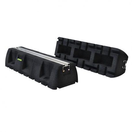 Set 2 suporti din cauciuc pentru pardoseala, 600mm