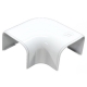Cot 90° canal mascare alb 62mm CP62 - 11106007