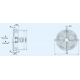 Dimensiuni ventilator aspiratie 500 mm